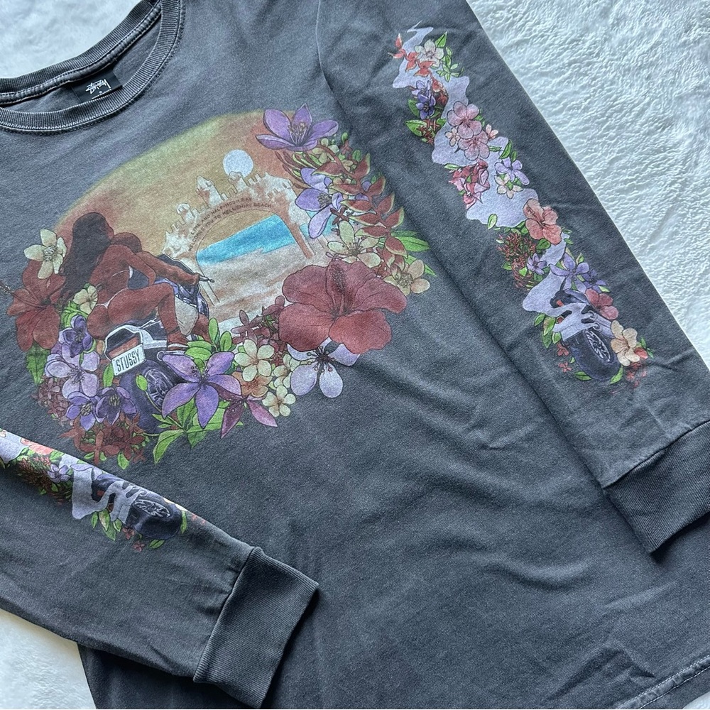 Stüssy Hellshire Beach Half-Moon Bay T-Shirt 🌺 - Picture 3 of 8